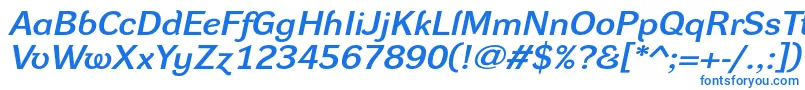 DynagroteskdxeItalic Font – Blue Fonts