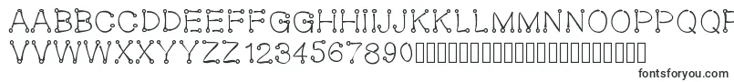 Oeillet-fontti – Käsinkirjoitetut fontit