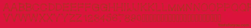 En savoir plus sur la police Oeillet Police Oeillet – polices brunes sur fond rouge