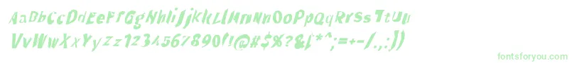 Throughtheblacknarita Font – Green Fonts