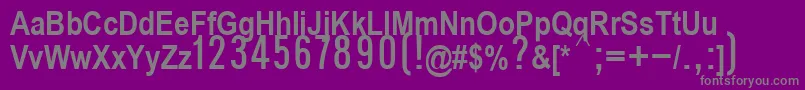 fuente P112Semibold – Fuentes Grises Sobre Fondo Morado