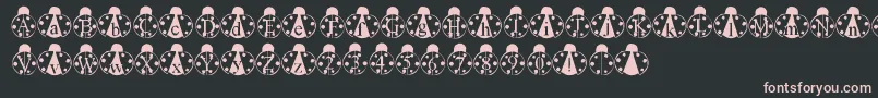 LmsLondonbugs Font – Pink Fonts on Black Background