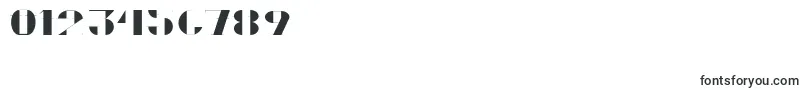 CortesPersonalUseOnly Font – Fonts for Numbers and Digits