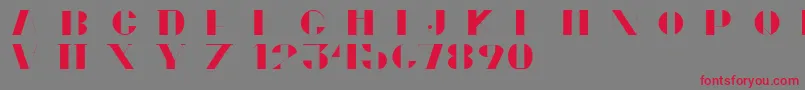 CortesPersonalUseOnly Font – Red Fonts on Gray Background