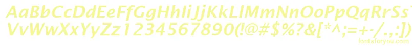 LucidaSansDemiboldItalic Font – Yellow Fonts