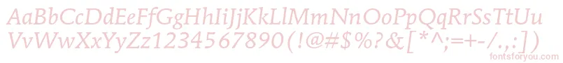 fuente MendozaromanstdBookitalic – Fuentes Rosas