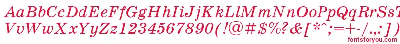 Шрифт Schooli – красные шрифты