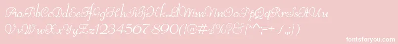 ReliantLimitedFreeVersion Font – White Fonts on Pink Background