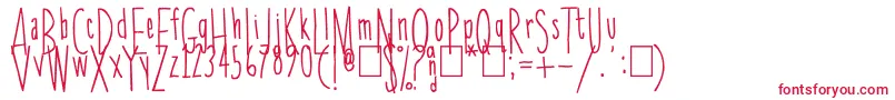 Skinnychick Font – Red Fonts