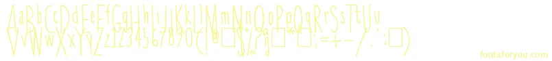 Skinnychick Font – Yellow Fonts