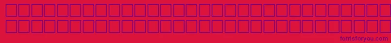 TopicRegular Font – Purple Fonts on Red Background