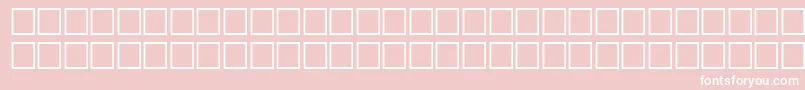 TopicRegular Font – White Fonts on Pink Background