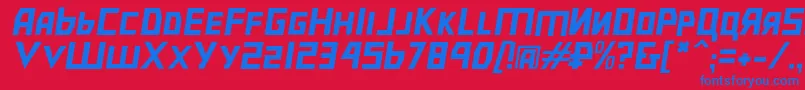 More about Bolsheviklgtobl Font Bolsheviklgtobl Font – Blue Fonts on Red Background