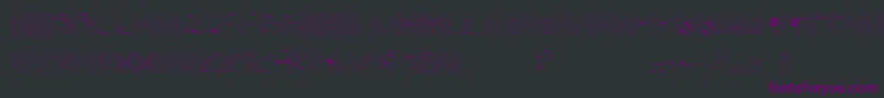 AltRetroThin Font – Purple Fonts on Black Background