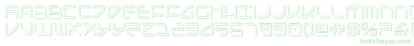 Federapoliss-Schriftart – Grüne Schriften