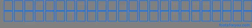 Шрифт AlKharashi64 – синие шрифты на сером фоне