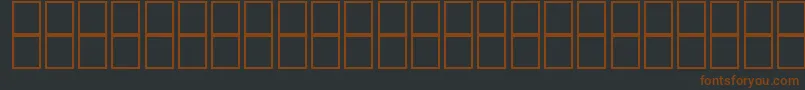 Шрифт AlKharashi64 – коричневые шрифты на чёрном фоне