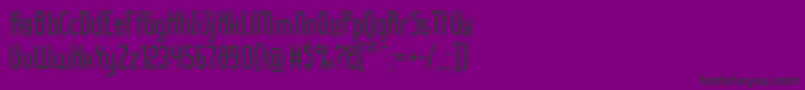 Ladyiru ffy-Schriftart – Schwarze Schriften auf violettem Hintergrund
