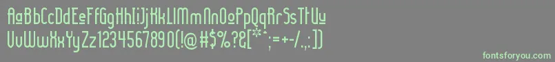 Ladyiru ffy-fontti – vihreät fontit harmaalla taustalla