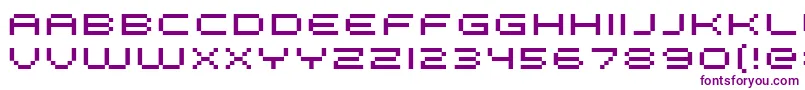 FffGalaxyExtended Font – Purple Fonts on White Background