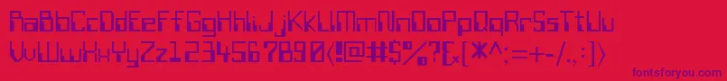 Подробнее о шрифте SillyconRegular Шрифт SillyconRegular – фиолетовые шрифты на красном фоне