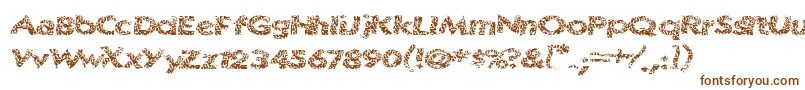 Surfshack Font – Brown Fonts on White Background