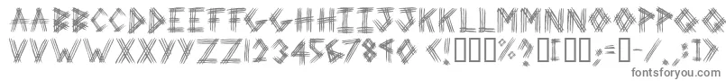 3ProngTree-Schriftart – Graue Schriften auf weißem Hintergrund