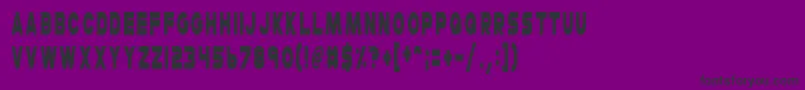 CheerioOldChap Font – Black Fonts on Purple Background