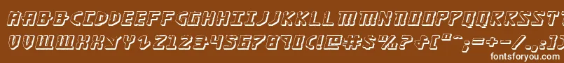 Khazad3Dei Font – White Fonts on Brown Background