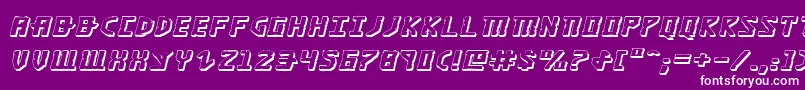fuente Khazad3Dei – Fuentes Blancas Sobre Fondo Morado