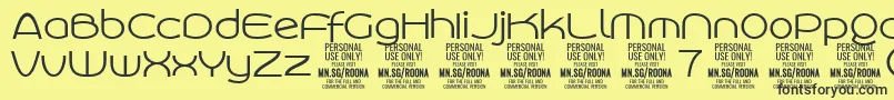 Más sobre la fuente RoonasansliPersonalUse fuente RoonasansliPersonalUse – Fuentes Negras Sobre Fondo Amarillo