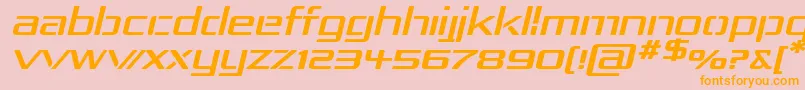 More about RepublikaIvExpItalic Font RepublikaIvExpItalic Font – Orange Fonts on Pink Background