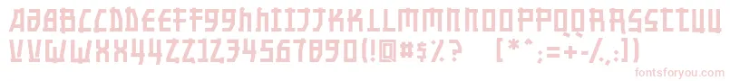 Nippontoon Font – Pink Fonts on White Background