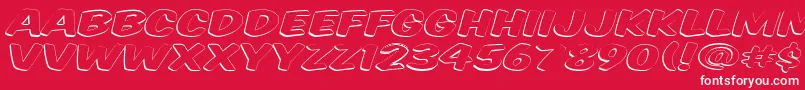 Vtcsupermarketsaleopendisplay Font – White Fonts on Red Background