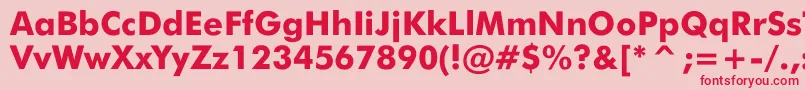 More about JensenBlack Font JensenBlack Font – Red Fonts on Pink Background
