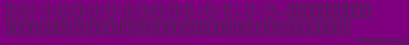 Ww1A Font – Black Fonts on Purple Background