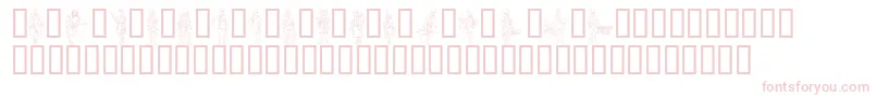 Ww1A Font – Pink Fonts on White Background