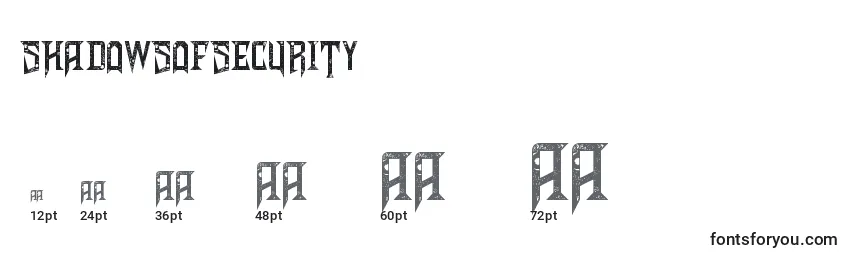 ShadowsOfSecurity Font Sizes