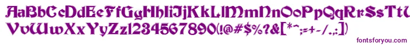 BeckerInline Font – Purple Fonts