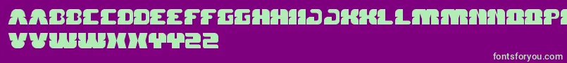 ForestJump Font – Green Fonts on Purple Background