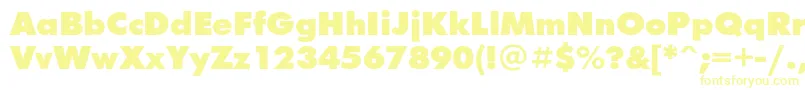 Futurafuturisblackc Font – Yellow Fonts