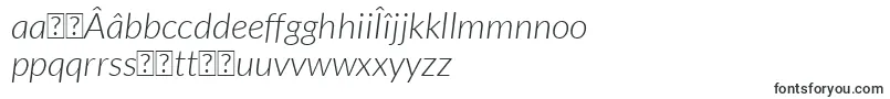 Więcej informacji o czcionce LatoLightitalic Czcionka LatoLightitalic – rumuńskie czcionki