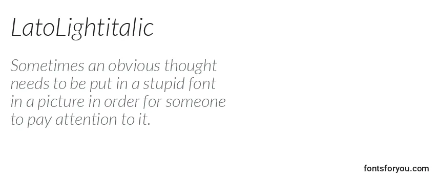 Police LatoLightitalic