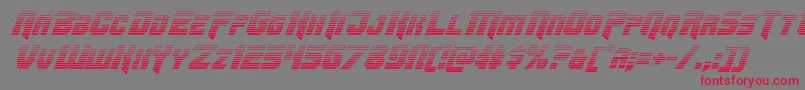 fuente Omegaforcegradital11 – Fuentes Rojas Sobre Fondo Gris