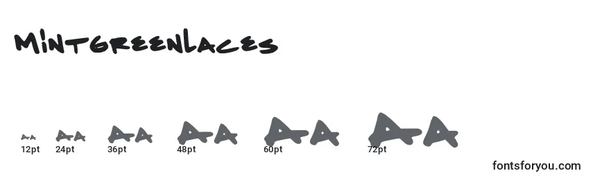 Mintgreenlaces Font Sizes