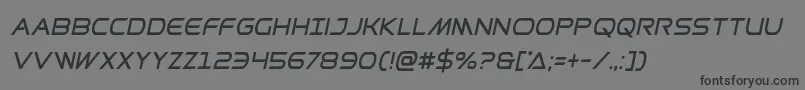 Prometheancondital Font – Black Fonts on Gray Background