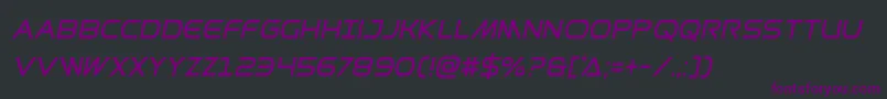 Prometheancondital Font – Purple Fonts on Black Background