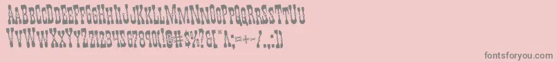 Police Youngerbrosrotate – polices grises sur fond rose