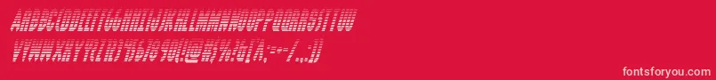 Grendelsmothergradital Font – Pink Fonts on Red Background