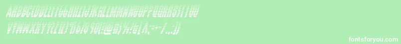 Grendelsmothergradital Font – White Fonts on Green Background